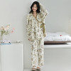 【超模君严选 昕芬儿--新中式和服印花纯棉家居服】天然棉质舒适透气轻盈 亲肤丝滑不跑杯 自带隐形胸垫  防凸点不走光 丝滑软糯触感 宽松版型搭配新中式印花 气质优雅/居家休闲/多款式可选 商品缩略图0