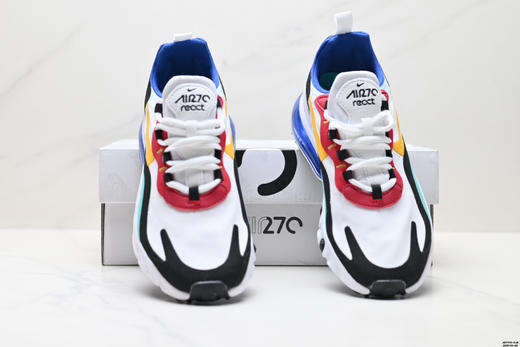 耐克Nike Air Max 270 React气垫减震休闲运动跑步鞋СТ1280-101男女鞋 商品图6