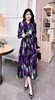 SZ3S79_凝夜紫色_连衣裙_春秋_翻领长袖单排扣腰带收腰A字中长款_高级女装_BERNIEELEN 伯妮斯茵 商品缩略图1