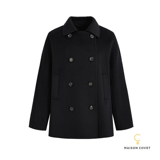 MAISON COVET纯山羊绒短款大衣 商品图4