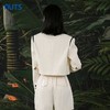 NUTS春秋季新款撞色气质直筒显瘦直筒短款西装外套女412042337 商品缩略图4
