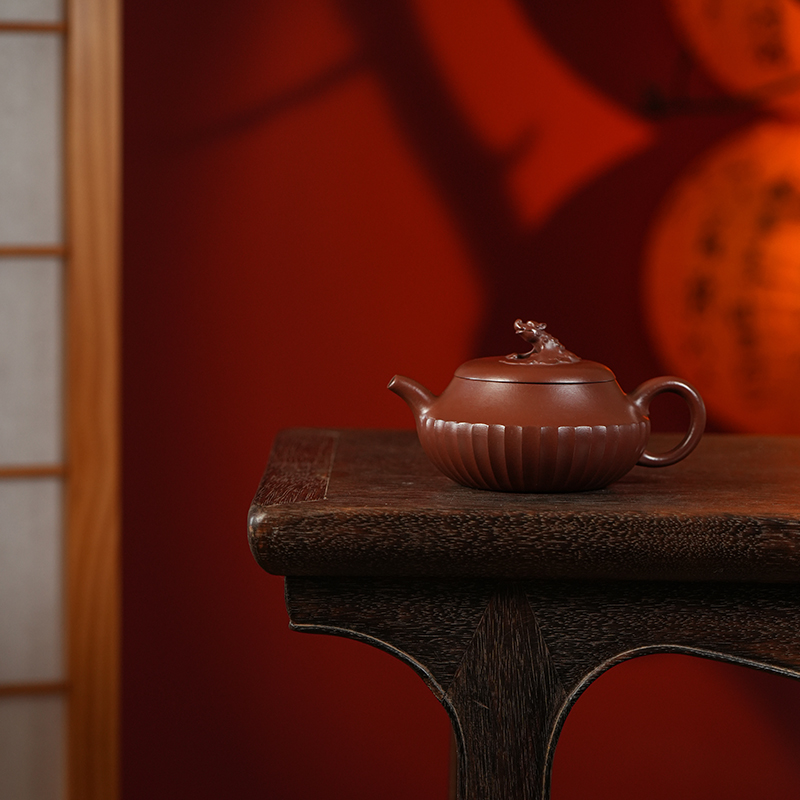 龙德堂陶艺 汤宣武制《福龙》原矿紫袍玉砂 100cc 库存请咨询客服