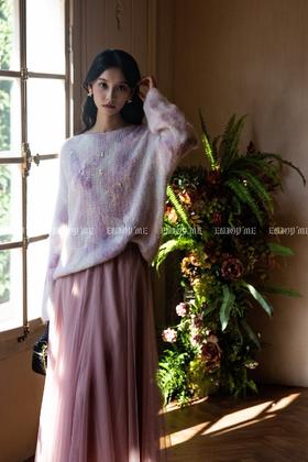 【门店同款】ENJOY冬季“暖冬软糖”立体蝴蝶印花毛衣 166597450