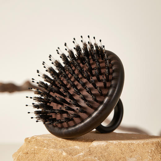 初心| 指环猪鬃梳紫光檀木 商品图1