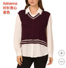 到手价219元 Adrianna Papell女款假两件针织衬衫背心 美国代购，无中文标签，介意慎拍 商品缩略图2