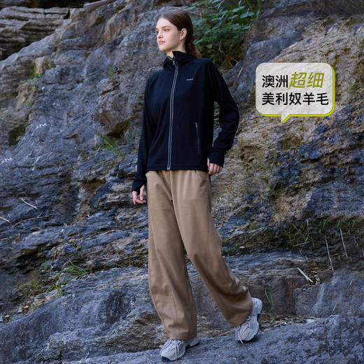 【户外成人连帽开衫】Turdus户外女士连帽开衫外套 商品图4