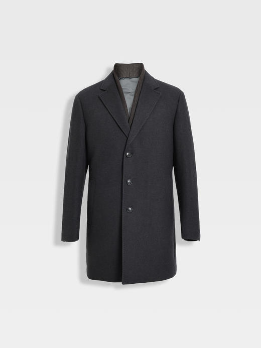 callisto海鸥灰可拆卸羽绒大衣 商品图0