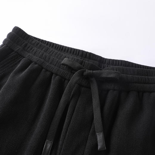 gxgjeans男装 【灯芯绒】25秋款针织直筒男士休闲长裤系带纯色百搭通勤裤男K&C 商品图8