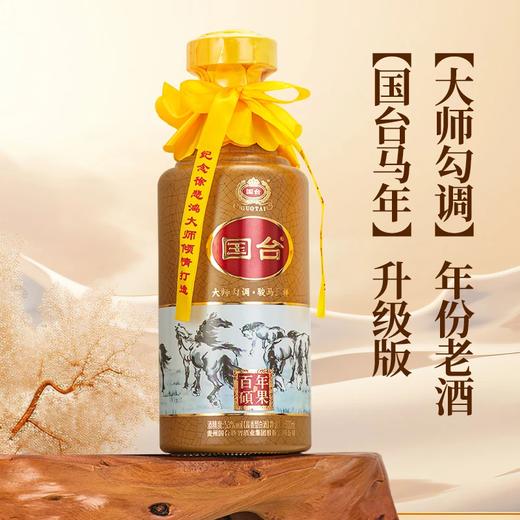 【高端文创】国台 徐悲鸿文创纪念酒 大师致敬大师 骏马呈祥 酱香型 53度 500ml单瓶 500ml*6整箱 商品图2