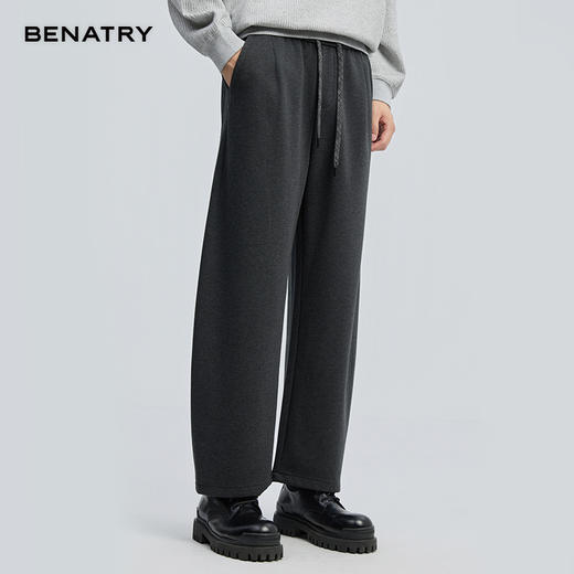 贝纳川冬季新品羊毛弯刀裤ECF332003 商品图6