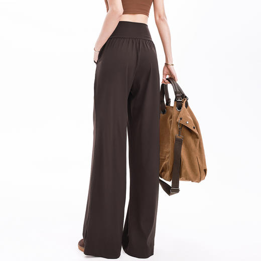 跃牌【禅语梵心】宽松休闲直筒喇叭长裤口袋瑜伽舞蹈健身裤CK5543 商品图3