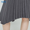 NUTS春秋季新款灰色高腰宽松显瘦不规则百褶半身裙女412061373 商品缩略图3