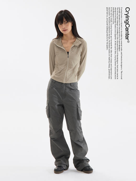 CryingCenter 冰感UPF50防晒皮肤衣修身连帽运动外套 哭喊中心 商品图2