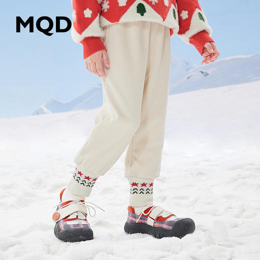 【秒】【MQD】【专柜同款】童装女童针织裤中大儿童保暖运动裤卫裤潮 商品图1