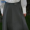 NUTS春秋季新款复古休闲简约气质高腰宽松A字半身裙女412061236 商品缩略图3