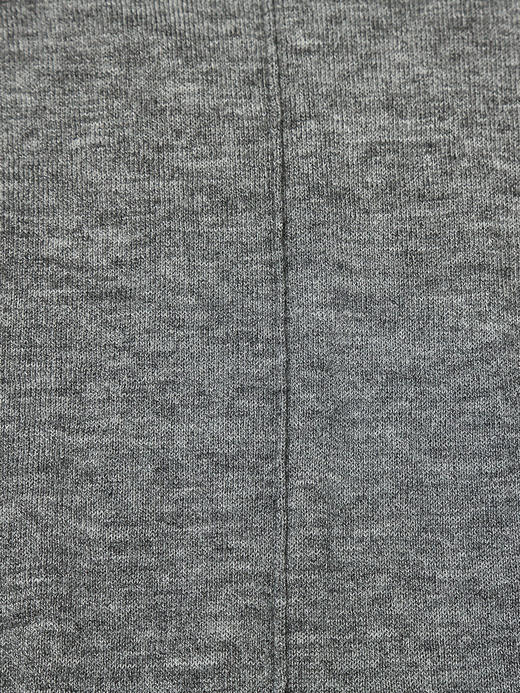 秋冬季新款灰色圆领长袖 T 恤女撞色袖口设计感小众宽松显瘦内搭上衣 商品图3