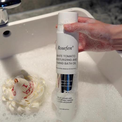 加拿大进口rosefen白番茄滋润紧致沐浴油舒缓清洁嫩肤留香补水液 商品图2