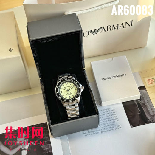 原单阿玛尼AR60083 钢带男士机械腕表 商品图3