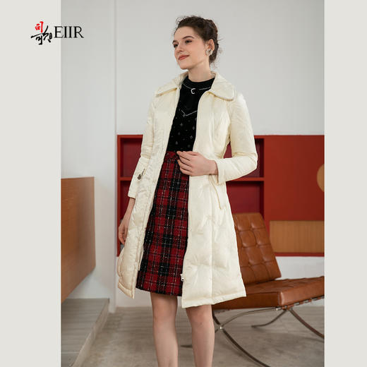 司歌绣花显瘦外套羽绒长袖中长袖Y901278X 商品图2