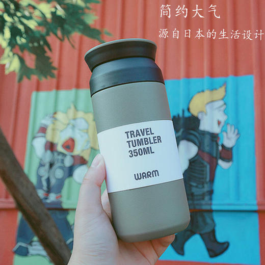 男女学生保温杯 ins水杯304不锈钢保温水杯便携车载咖啡杯随行杯 商品图7