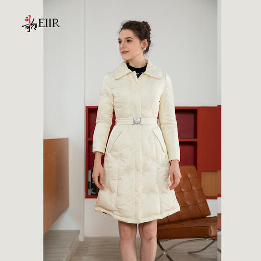 司歌绣花显瘦外套羽绒长袖中长袖Y901278X 商品图4