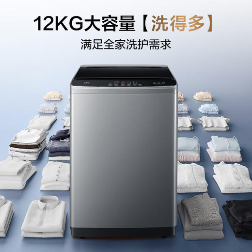 【TCL洗衣机】TCL 12公斤V2R Max大容量洗脱一体波轮洗衣机 B120V2R 商品图2