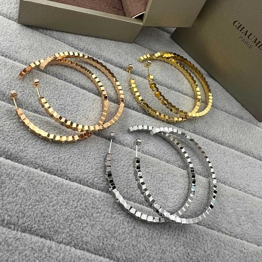 TB106-尚美新款间钻蜂巢大耳环（XK）-10.14直播款 商品图1