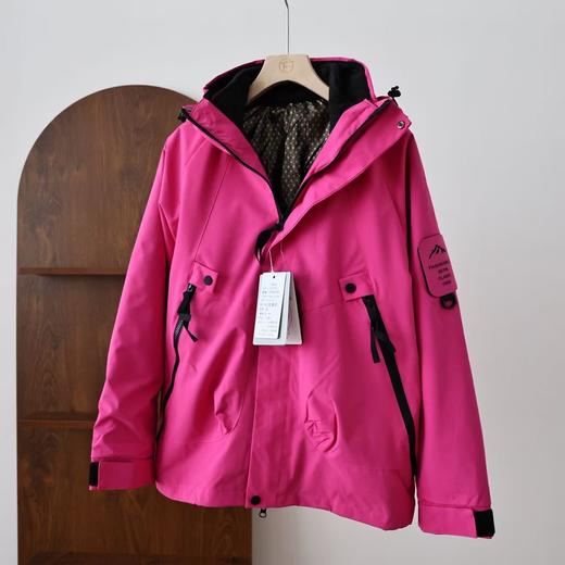 雪山男女同款三合一可拆冲锋衣 商品图12