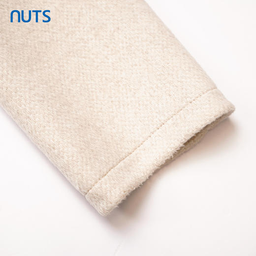 NUTS商场同款秋冬新款简约宽松通勤日常呢料短外套女348153389 商品图4