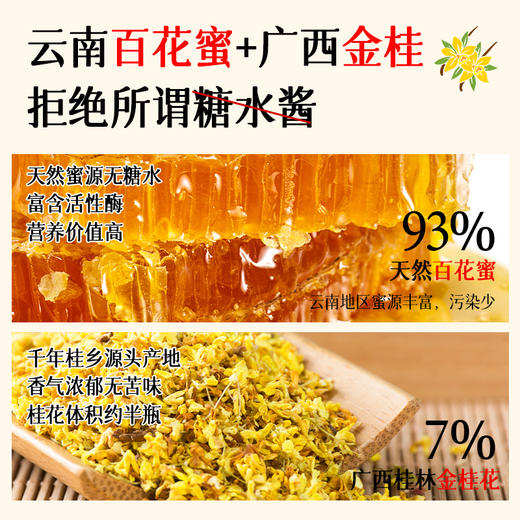 正宗蜂蜜桂花酱咖啡冰粉专用0添加纯正食用桂花蜜酱官方旗舰店 商品图2