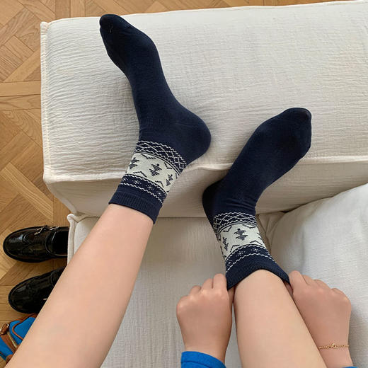 秋冬卡通暖绒中筒袜子-纪念日百货门店同款167144161 商品图2