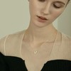 Oflye潮流饰品   925银蝴蝶猫眼石项链女新款轻奢小众配饰秋冬高级感毛衣链项链 商品缩略图2