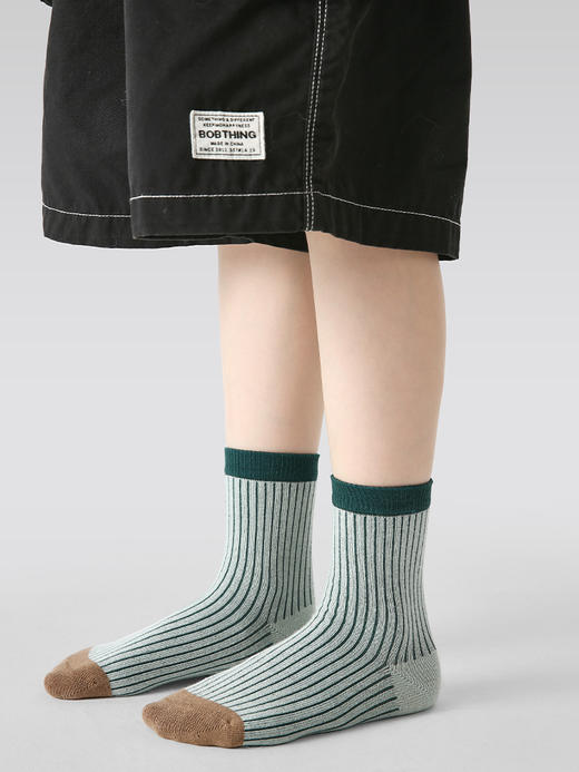 【一次抢5双！新款高弹无骨袜！】儿童袜子2025秋冬新款拼色小狗短袜棉男童袜子百搭防臭运动袜 商品图2