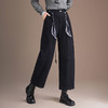 QYM H625-Y弯刀裤厚款毛呢裤宽松休闲阔腿裤直筒裤 商品缩略图1