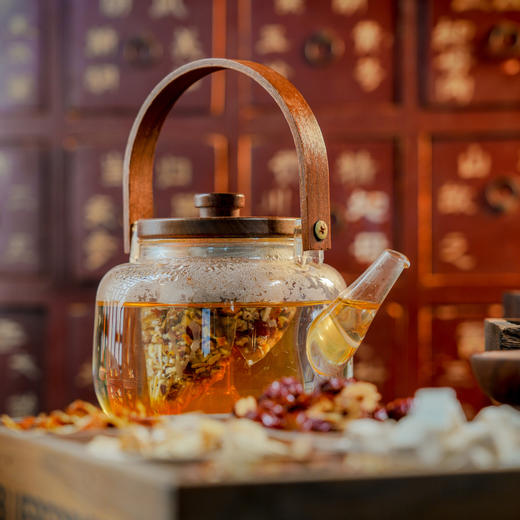 *自营*和悦茶 | 元气配伍，8味本草食养。#酸枣仁桂圆红枣#组合茯苓橘皮鲜芦根甘草人参花茶三角14袋泡茶茶包。 商品图3