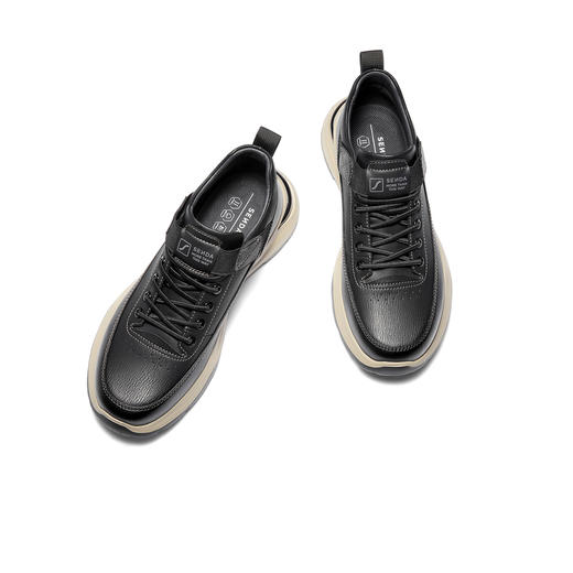 【云粉节】BF楼森达工装男鞋2025冬季新款厚底圆头运动休闲板鞋K6R40吊牌价1059活动价539 商品图2