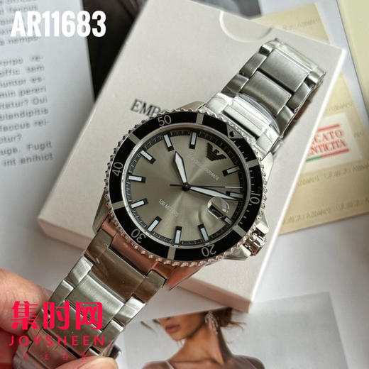 原单阿玛尼AR11683 水泥灰 灰盘 男士腕表
机芯：原装进口石英机芯 商品图4