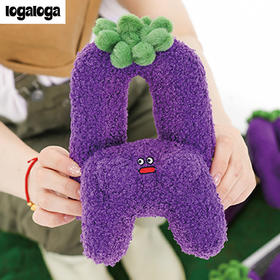 logaloga 茄语 毛绒 手机支架