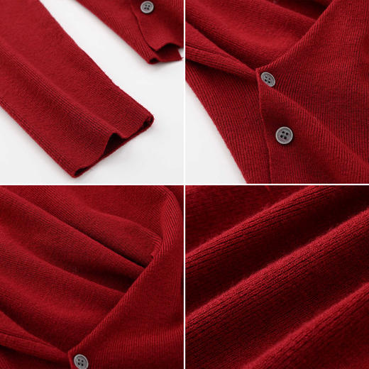 女装圆领交叉扣时尚薄毛衣-866M5241504 商品图2