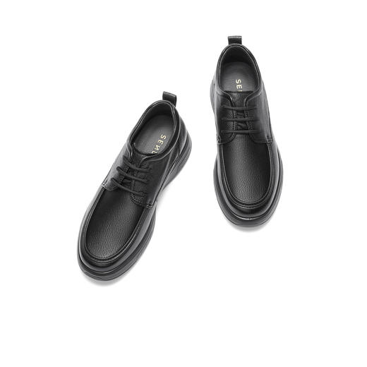 【云粉节】BF楼森达皮靴2025冬季新款厚底羊皮商务保暖休闲短靴1ZC01吊牌价1059活动价539 商品图2