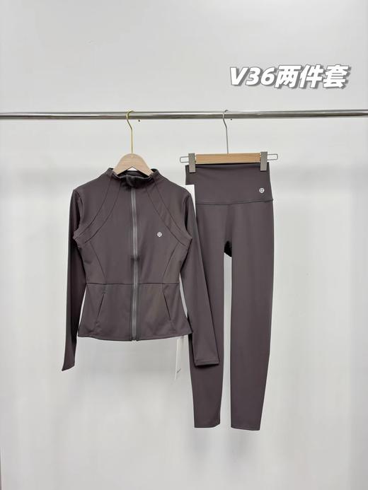 D101431全场景运动健身跑步外套+瑜伽裤两件套装 商品图10