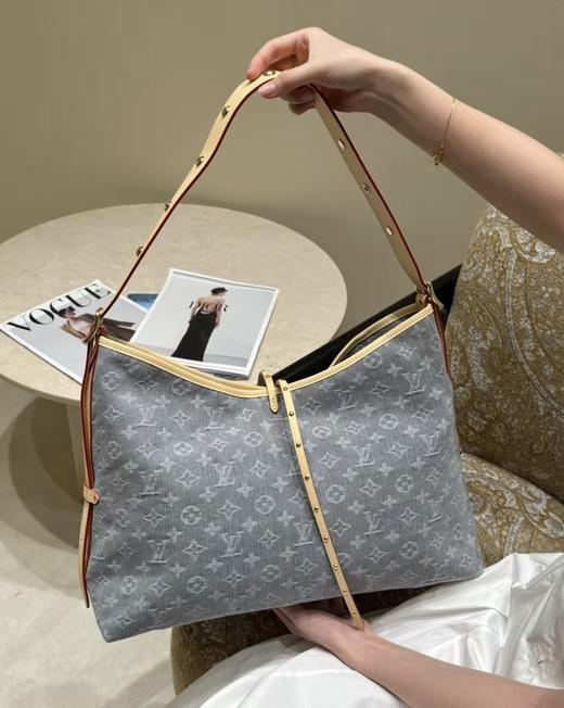 驴家 carryall 牛仔丹宁灰色中号 商品图1