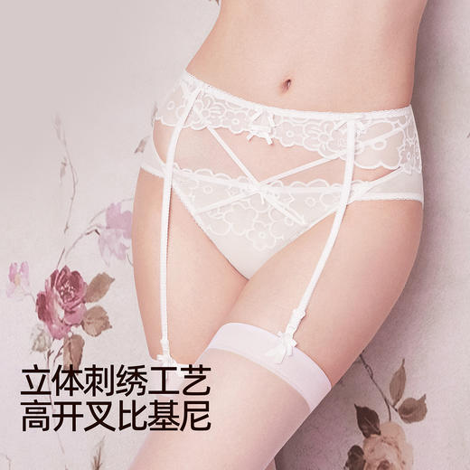 3条118元好奇蜜斯性感纯欲三角内裤女纯棉7A抗菌裆低腰透气不夹臀  伊琳娜、桑德、克来曼汀内裤 商品图1