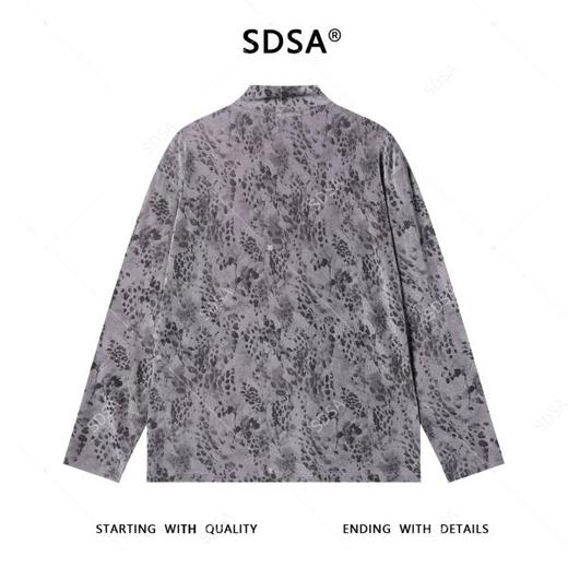 T4899SDSA男士秋冬新款痞帅男装潮牌简约撞色豹纹半高领长袖T恤休闲潮 商品图5