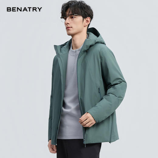 贝纳川冬季新品连帽冲锋衣羽绒服ECF405251 商品图12