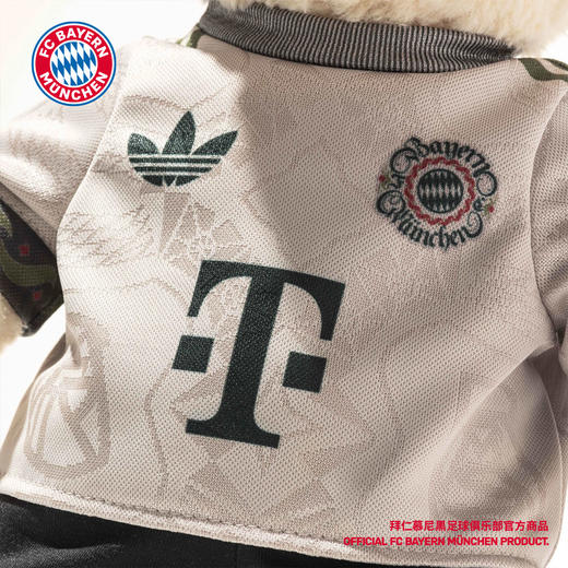 【官网同款】拜仁足球俱乐部丨史戴夫啤酒节联名毛绒熊可爱玩偶 商品图4