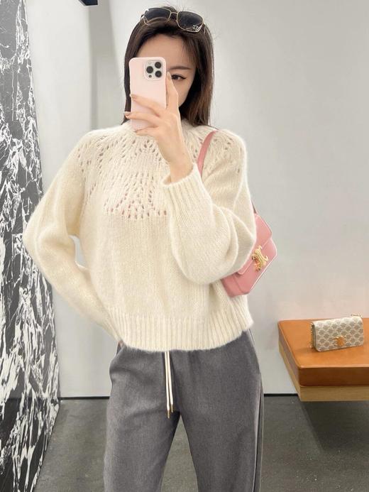 GY16-赛琳 缕空针织毛衣（LS*MM）-10.14直播款 商品图2