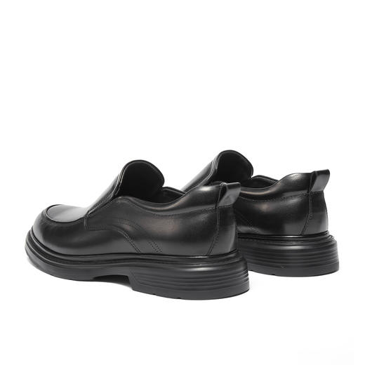 【云粉节】BF楼森达休闲皮鞋2025冬季新款厚底牛皮一脚蹬商务通勤皮鞋K6V01吊牌价1199活动价639 商品图3