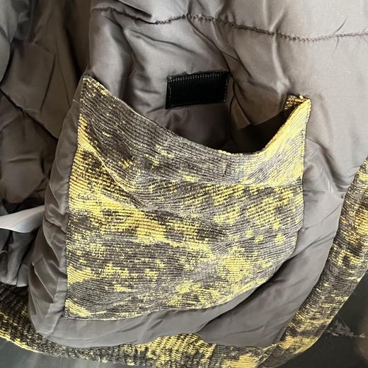 U&R男款提花可拆卸连帽棉服(波哥M蕾姐S） 商品图8