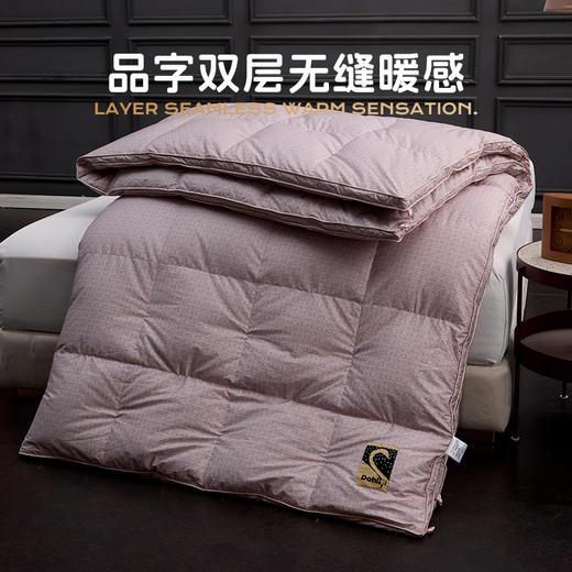 多喜爱 金羽朵95进口白鹅绒冬被 cube倍暖/double保暖hl【95%绒子含量】【80S柔赛丝面料】【波兰进口】【1000+绒子洁净度】品字双层结构 3D航空仓 10cm开口 皮箱包装 商品图3